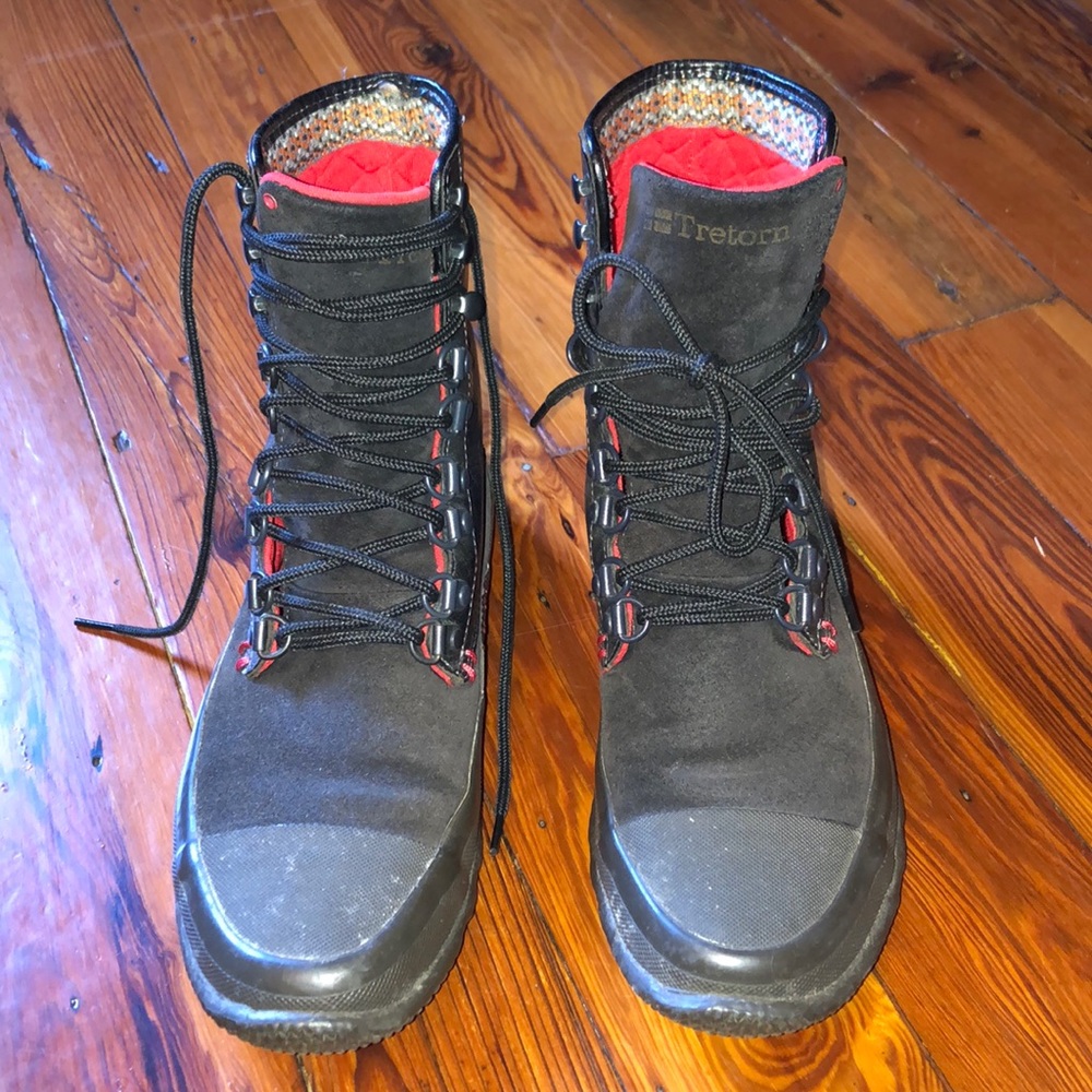 tretorn leather & suede boots/hightops